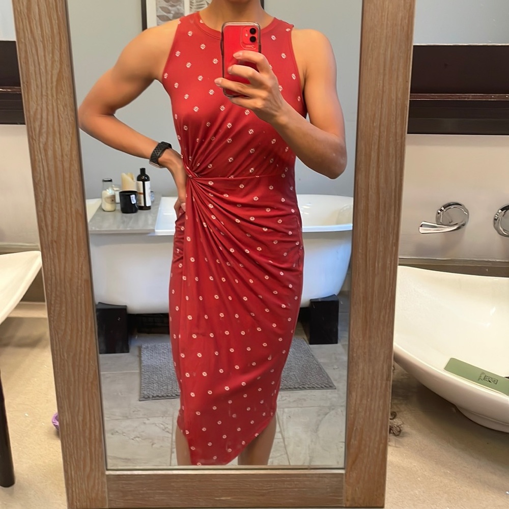 Red Midi dress